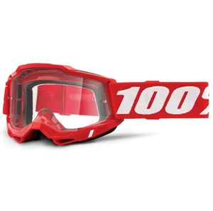 100% Accuri 2 red Clear Lens Motocross Mountainbike Downhill (C3) - Bild 1 von 5