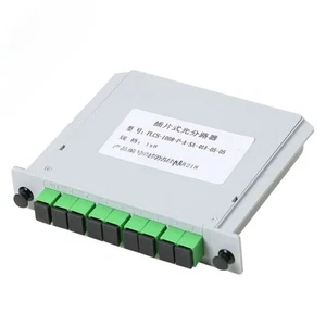 SC APC 1x8 1:8 1 to 8 PLC Fiber Optical Splitter SM FTTH CATV Optic Splitter - Afbeelding 1 van 4