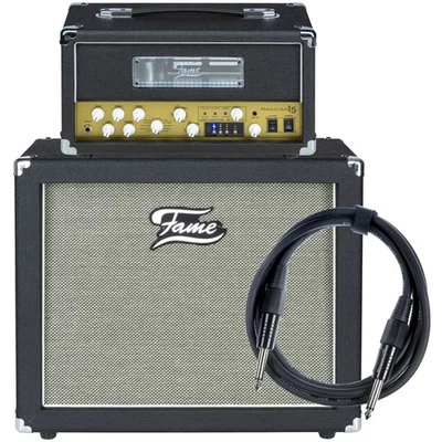 Fame Magician 15 + 112 Cab - Röhren Topteil für E-Gitarre-Set - Bild 1 von 4