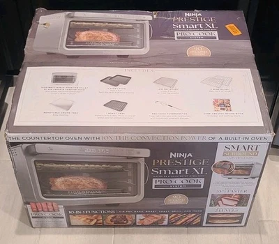 Ninja Prestige Smart XL Air Fryer & Countertop Oven Stainless Steel. New - Image 1 of 3