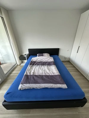 160x210cm Doppelbett von Ruf Betten mit Matratze (Lattenrost Beschädigt) - Bild 1 von 4