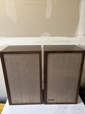 Pair of Advent /1 Loudspeakers Designed by Henry E. Kloss. FREE SHIP ! - Image 1 of 4