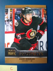 2021-22 Metal Universe Skybox Premium Prospects Egor Sokolov #PP-43 Rookie RC - Picture 1 of 2