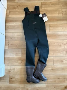 FROGG TOGGS AMPHIB NEOPRENE BOOTFOOT WADERS Size 7 #2713243 - Picture 1 of 17