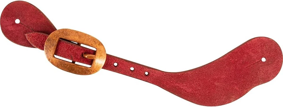 Кожаные ковбойские ремни-шпоры Cashel Roughout Latigo с пряжками для тележек - Изображение 1 из 1