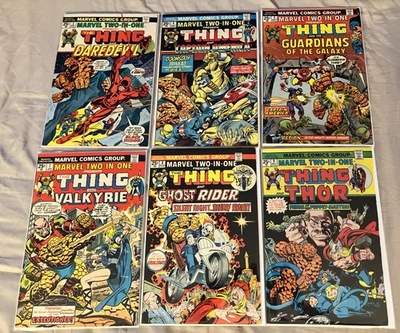 Marvel Two-In-One v1 #3 4 5 7 8 9 FN Comics Bronze Age Lot 1974-75 Ghost Rider - image 1 of 4
