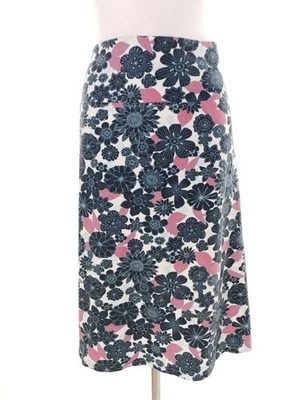 💚 WEIRD FISH A-Linienrock für Damen Logo Marineblau 42 Baumwolle 💚 - Bild 1 von 4