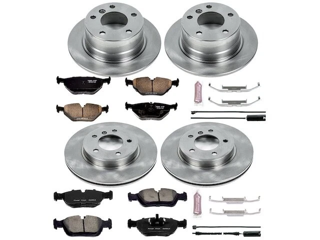 Kit de pastillas de freno y rotor delanteras y traseras para BMW Z3 2001-2002 3,0 L 6 cilindros FF127DM Foto 1 de 1