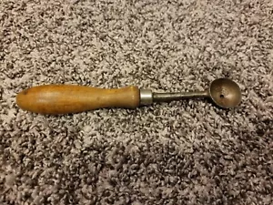 Antique Wooden Handled Melon Fruit Scoop - Germany - Picture 1 of 7