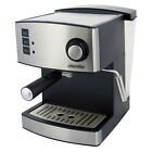 Machine à Espresso Manuelle 15 Bars,1,6 L, Buse Vapeur à Lait, Chauffe -Tasses 8