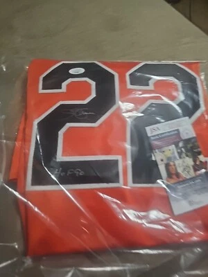 jim palmer autographed jersey HOF 90 Inscription JSA COA  - Image 1 of 3