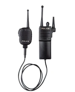 Juego de Radio POLICÍA Adulto Elegante Vestido Policías y Ladrones Accesorio Walkie Talkie - Imagen 1 de 2