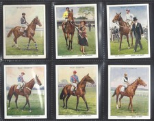 WILLS - RACEHORSES & JOCKEYS 1938 - FULL SET OF 40 CARDS