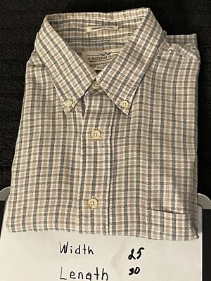 Natural Issue Male L Tall Cream Wrinkle Free Button Down 65% Polyester - Image 1 of 4
