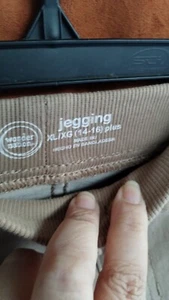 Wonder Nation Jeggings Leggings Size 14-16 Plus Khaki Good Condition  - Picture 1 of 6