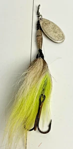 Vintage Muskie Fishing Lure Dynamic #5 Tackle Crankbait Lake Cabin Decor 7"L - Picture 1 of 6