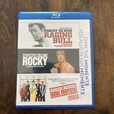 Raging Bull / Rocky / The Usual Suspects (Blu-ray Disc, 2012, 3-Disc Set)