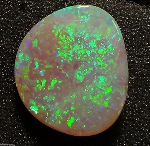 8,34 Carat Solid Edel-Dark Opal Gem Grün Gold Türkise!! +Video Flashfire-Opals - Picture 1 of 7