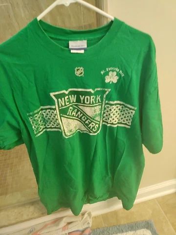New York Rangers,Henrik Lundqvist St.Patricks Day T Shirt Cover