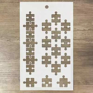 Plantilla/plantilla de 1 pieza - piezas de rompecabezas de 5"x8" (T43) - Imagen 1 de 3