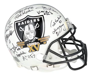 1980 Oakland Raiders "SB CHAMPS" Super Bowl XV Team Signed Full Size Helmet JSA - Picture 1 of 6