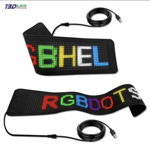 RGB LED Schild Leuchtreklame Partyraum LKW Streaming Imbiss PC Bauwagen Deko USB - Bild 1 von 11