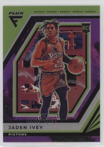 2022-23 Panini Flux Rookies Supernova Prizm /75 Jaden Ivey #214 Rookie RC