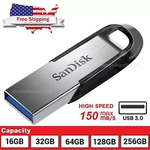 Sandisk Ultra Flair USB 3.0 Flash Drive 16GB 32GB 64GB High Speed 150MB/s memory - Picture 1 of 10