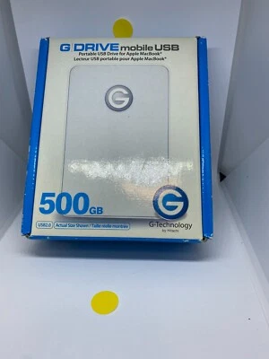 G Drive 500 GB Portable Hard Drive MOBILE usb g technology by hitachi - Image 1 of 4