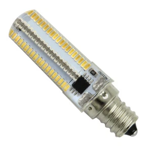 E12 Candelabra C7 LED Light Bulb 4W 152 3014 SMD Silicone Lamp White/Warm - Picture 1 of 7