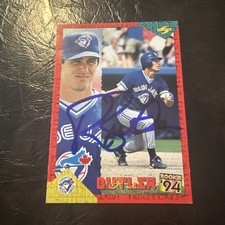 Rob Butler 1994 Score Rookie & Traded #RT112 Card Toronto Blue Jays Signed Auto