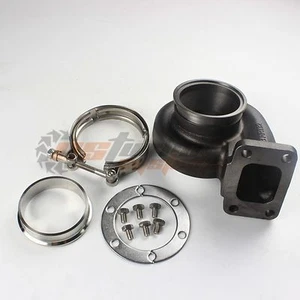 Carcasa de turbina GT3071R GT30 GT30 GTX30 A/R 0,82 VB y T3 + abrazadera de brida de 3 - Imagen 1 de 12