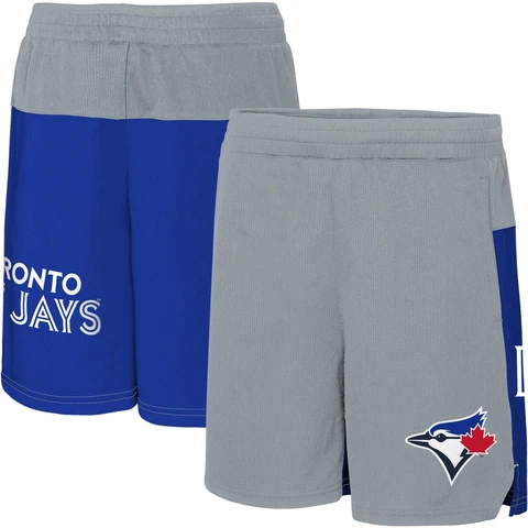 Youth Gray Toronto Blue Jays 7th Inning Stretch Shorts Cover
