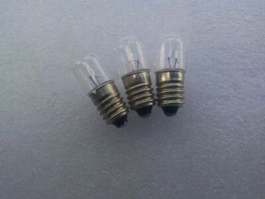 5 x : ampoule / lampe 12v 3w veilleuse idéal bloc secours BAES BAEH culot E10