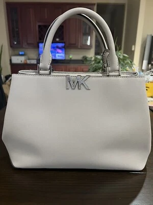 Mint Condition Michael Kors Medium Satchel Pearl Gray - Image 1 of 4