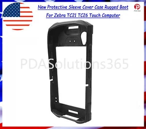 New Protective Sleeve Cover Case Rugged Boot For Zebra TC21 TC26 Touch Computer - Bild 1 von 8