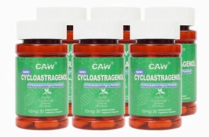 CAW Telomerase Activation Nano Cycloastragenol 10mg 30 Capsules 6 bottles - Picture 1 of 7