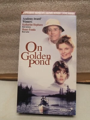 On Golden Pond VHS 1981 - Henry Fonda - Jane Fonda - Katharine Hepburn Foto 1 de 4
