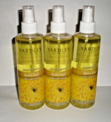 (3) YARDLEY OF LONDON SUMMER BREEZE Fragrance Body Mist for Women 8 Fl. Oz. Each - Image 1 of 2