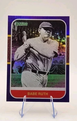 Panini Donruss 2021 - Babe Ruth #228 Holo púrpura Foto 1 de 2