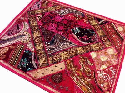 35" Wall Hanging Patchwork Home Decor Wall Hanging Tapestry Runner Table Cloth - Image 1 of 4