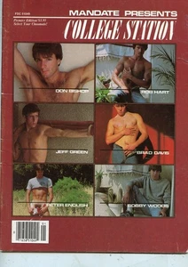 COLLEGE STATION * PREMIER ISSUE  MANDATE MAGAZINE   80S - Picture 1 of 1