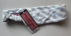 NUEVO CON ETIQUETAS VINEYARD VINES Diadema Elástica Diadema Rayas Azules y Blancas con Logo 🐳 - Imagen 1 de 6