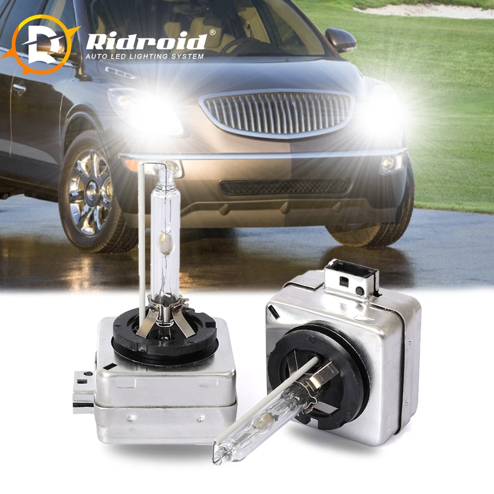 For Buick Enclave 2008-2012 2pcs D1S HID Headlight High&Low Beam Bulbs Set 2 - Image 1 of 4
