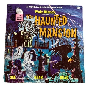 Walt Disney's The Haunted Mansion - 33-1/3 RPM Record and Book - Picture 1 of 7