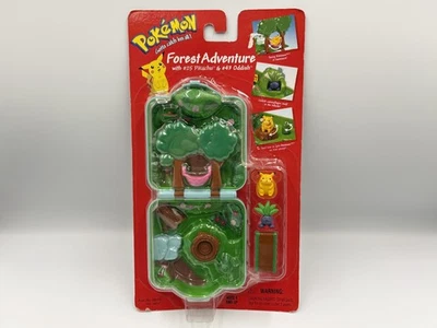 1999 Pokémon Forest Adventure Playset Pikachu & Oddish Hasbro Vintage - SEALED - Image 1 of 4