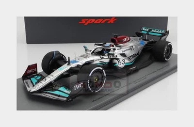 1:18 SPARK Mercedes Gp F1 W13E #63 Belgium Gp 2022 Russel With Showcase 18S771 - Immagine 1 di 2