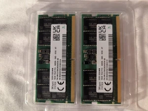 32GB (2x16GB) SK hynix DDR5 5600MHz PC5-5600 SODIMM Laptop - - Afbeelding 1 van 2