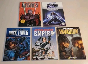 (5) LOT STAR WARS Graphic Novel Comic Books a.Empire 4 b.Legacy 11 c.Unleashed + - Picture 1 of 24