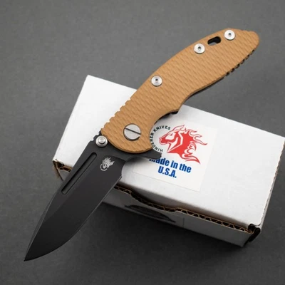 ¡NUEVO! Lanza Fullered Hinderer XM18 3", negro batalla, 20 CV, Coyote G10, Tri-Way Foto 1 de 4